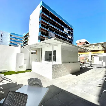 Reformed Studio, Free Wifi,Rooftop Pool With View, Near Playa Jardin Appartement *