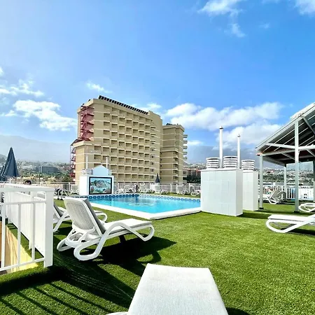 Reformed Studio, Free Wifi,Rooftop Pool With View, Near Playa Jardin Пуэрто-де-ла-Крус